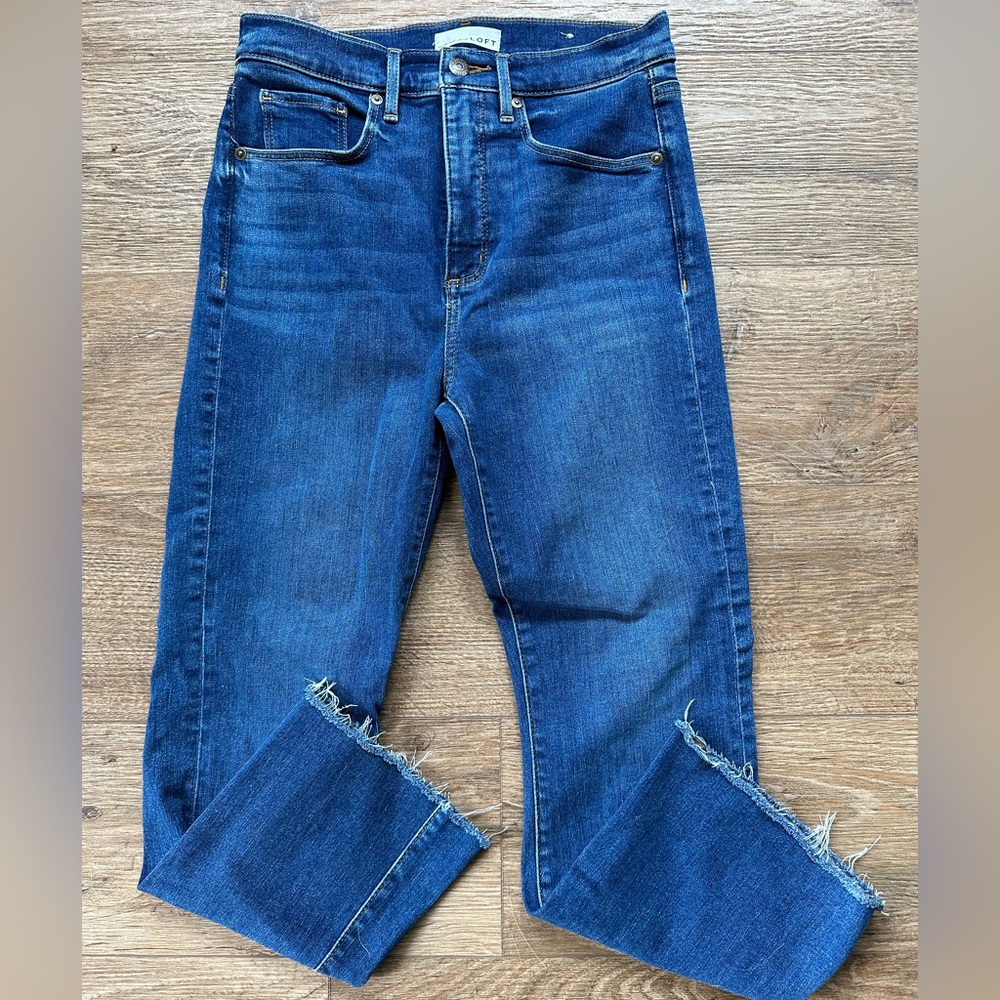 LOFT Blue Ankle & Cropped Jeans